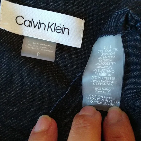 CALVIN KLEIN WIDE LEG JUMPSUIT - Picture 16 of 16